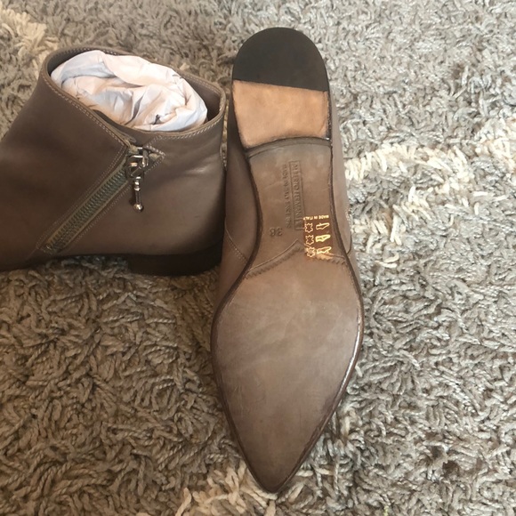 Alberto Fermani Leather Ankle Boots - Picture 4 of 5